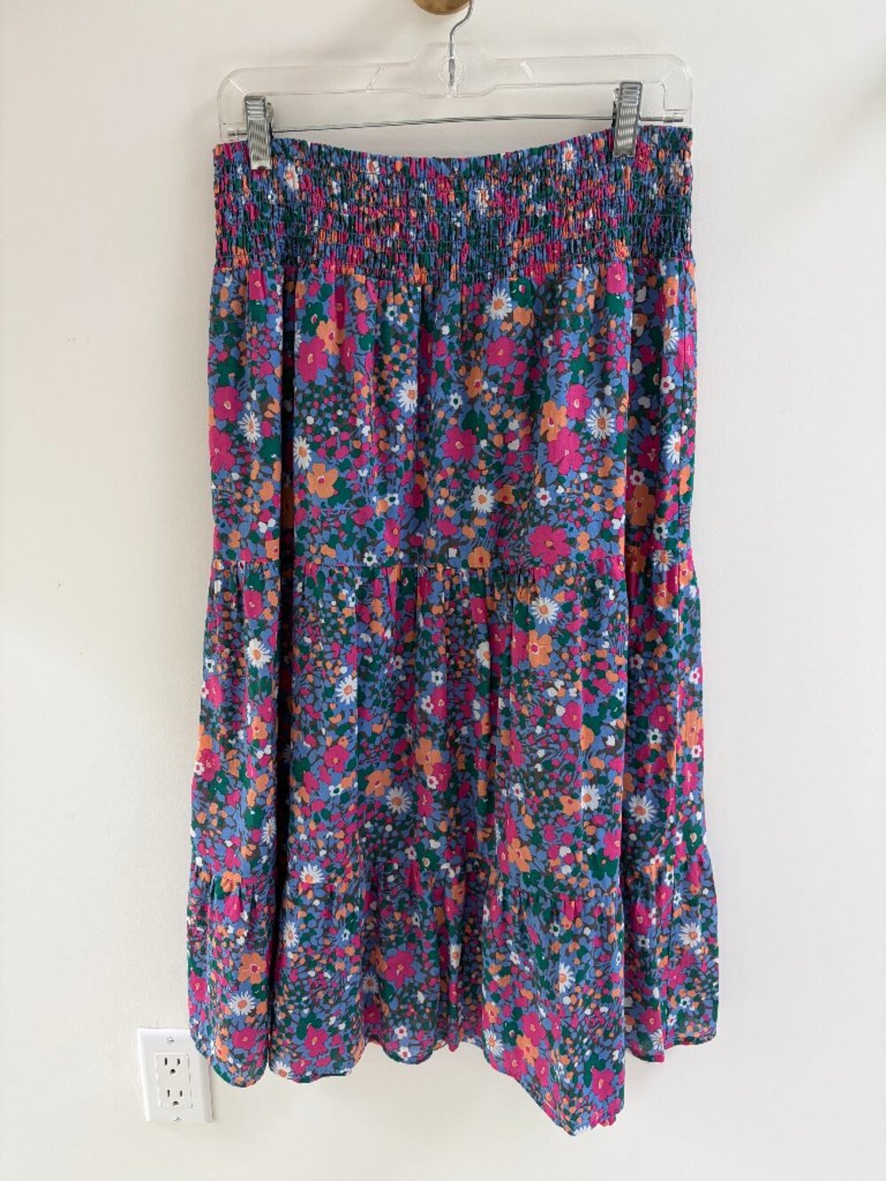RAILS Floral Midi Skirt Size M